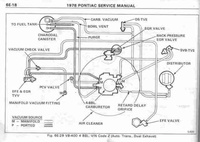 1979 ford 351m vacuum diagram