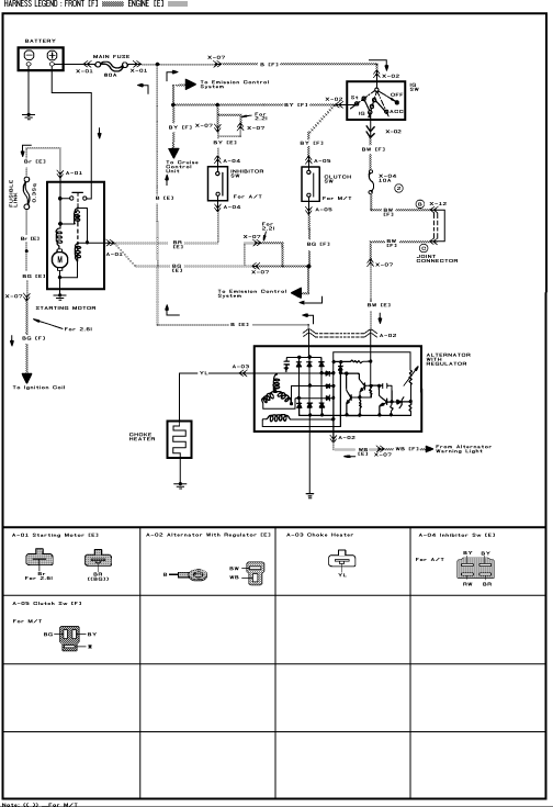 1979 mazda b2000 alternator wiring diagram