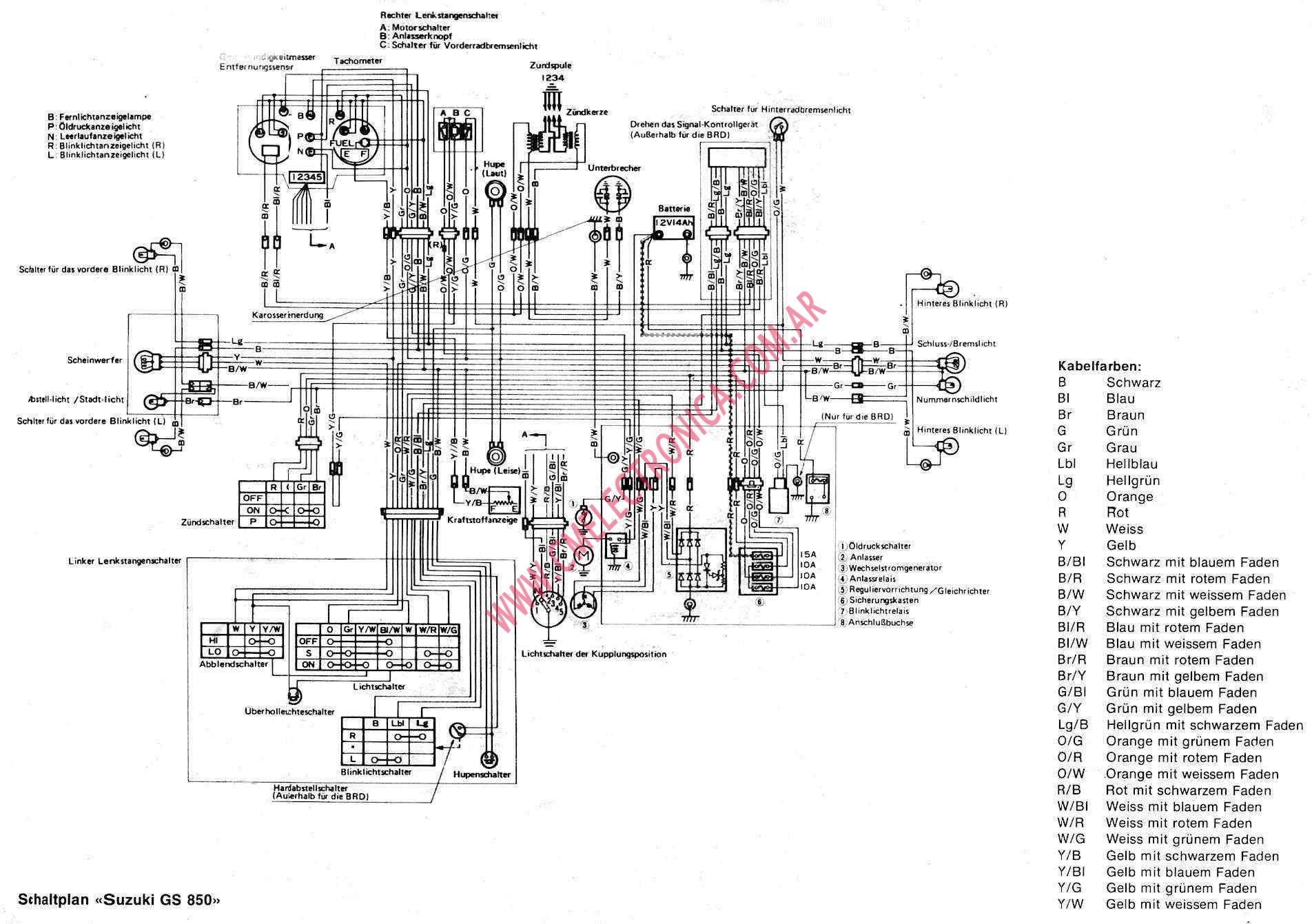 1979 suzuki gs1000 wiring diagram