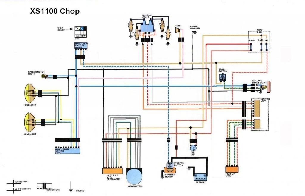 1979 yamaha xs1100 wiring diagram european