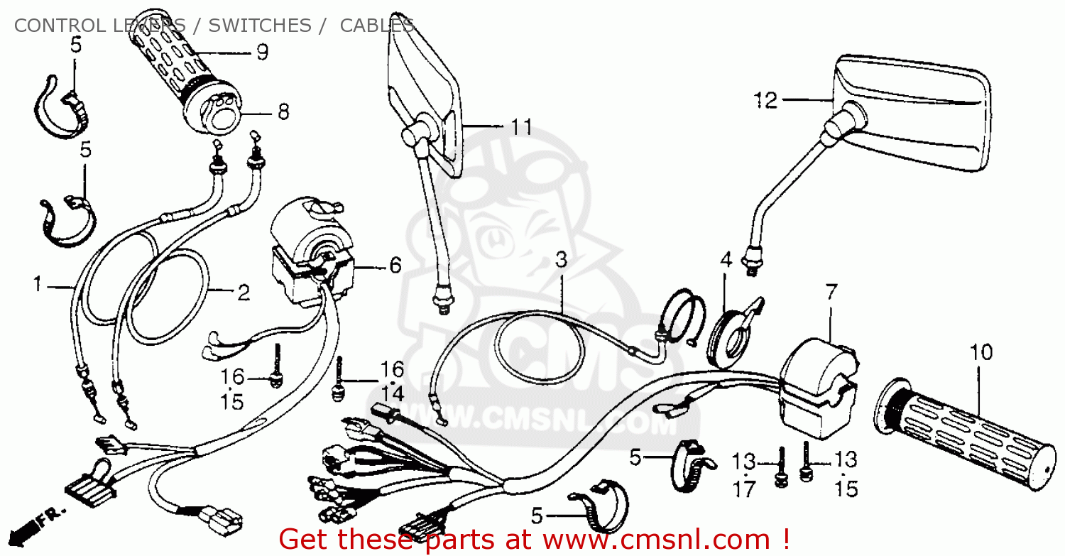 1980 honda cb650 wiring diagram