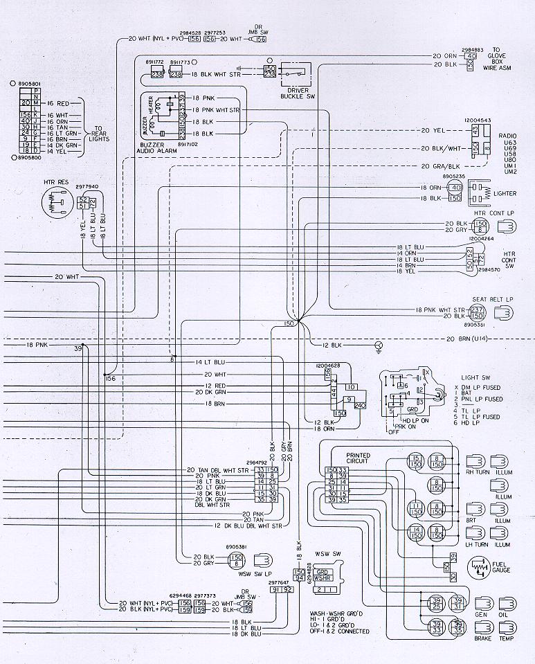 1981 camaro courtesy lighting wiring diagram