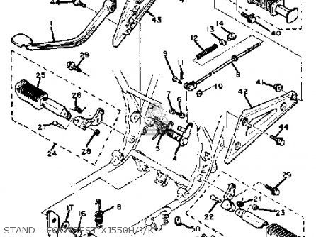 1981 yamaha xj550 seca wiring diagram