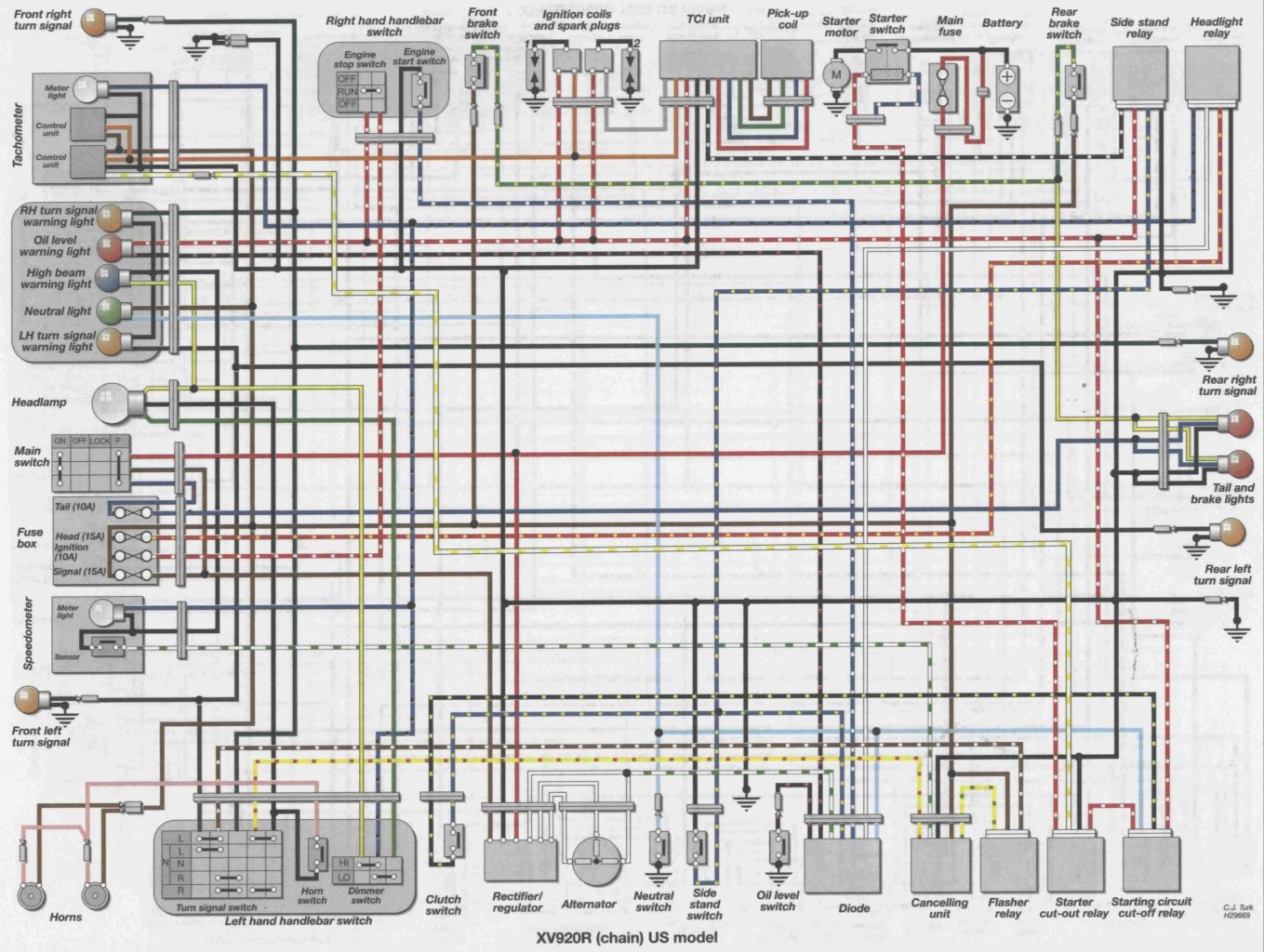 1982 xv750 wiring diagram