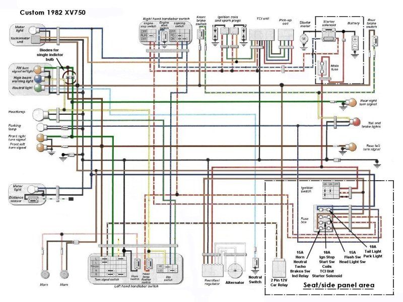 1982 xv750 wiring diagram