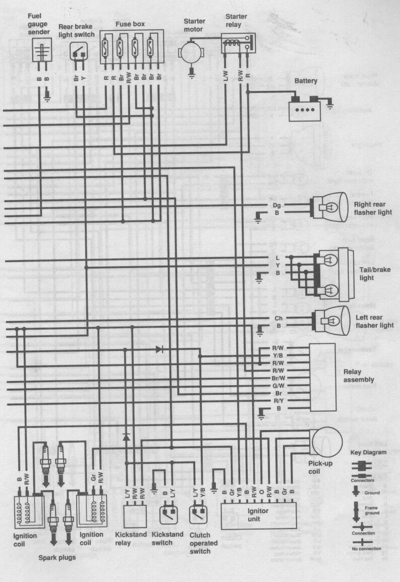 1982 yamaha maxim 650 headlight wiring diagram