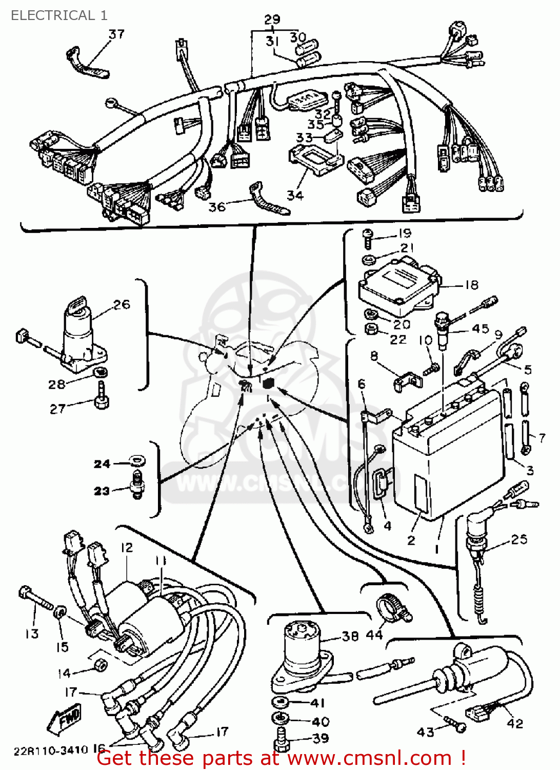 Motorcycles Yamaha Xj Maxim Wiring Diagram