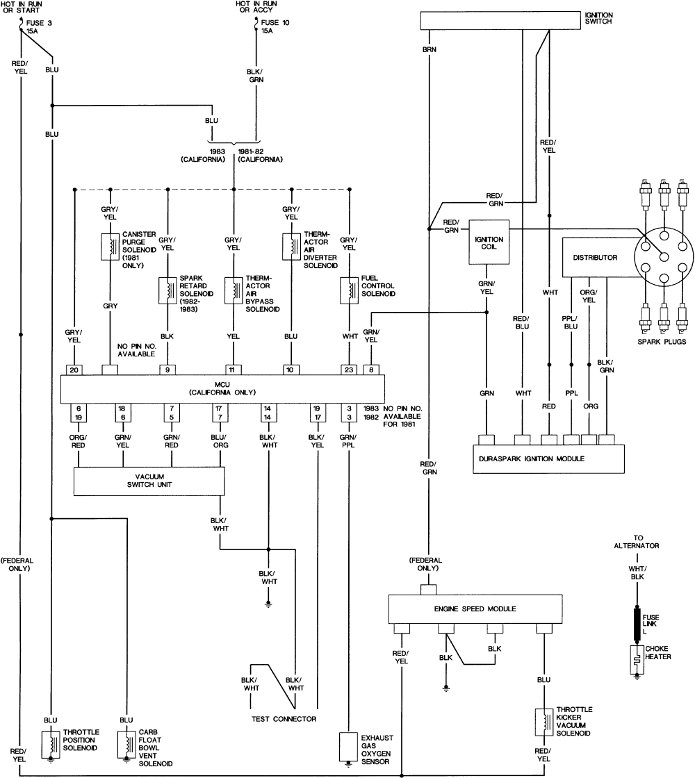 1983 f150 icm wiring diagram