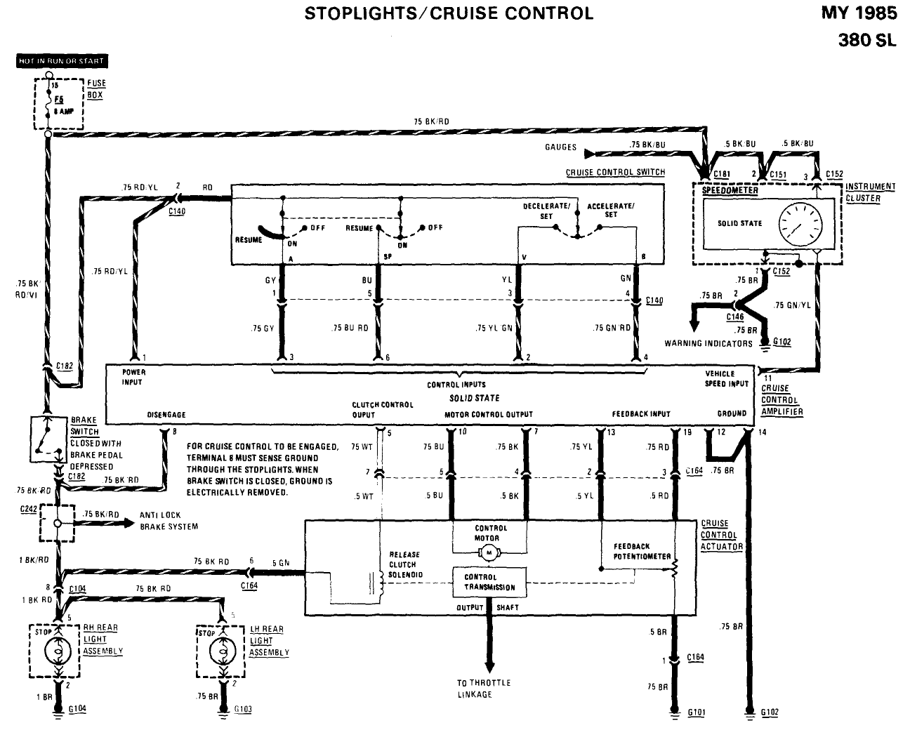 1983 mercedes benz 380sl wiring diagram