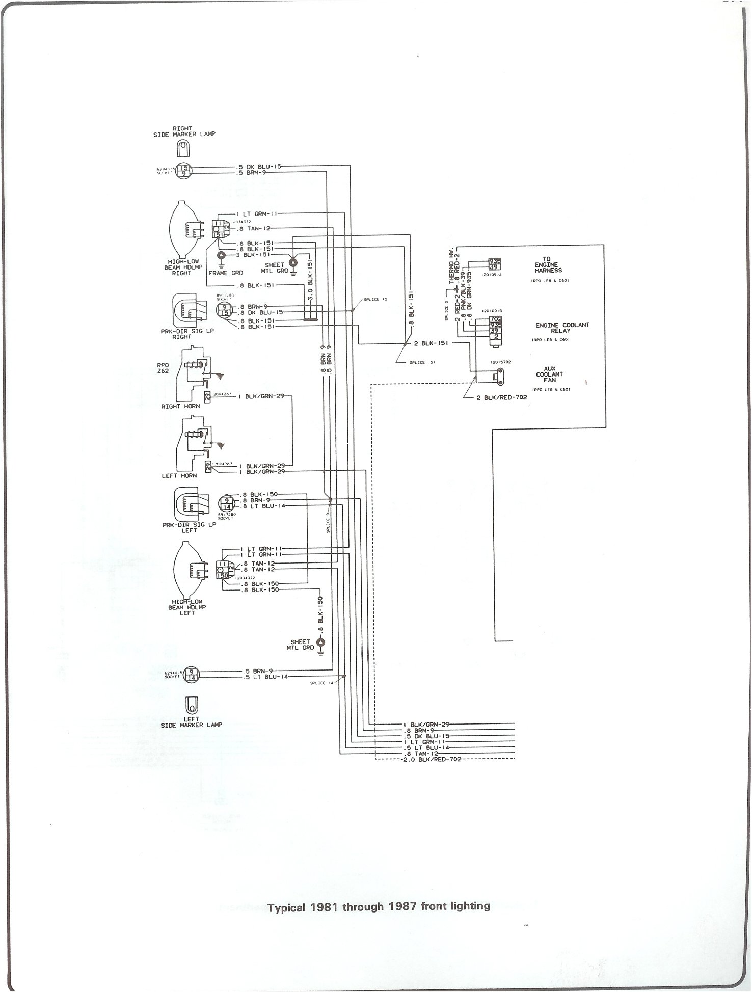 1984 chevy k10 truck color wiring diagram