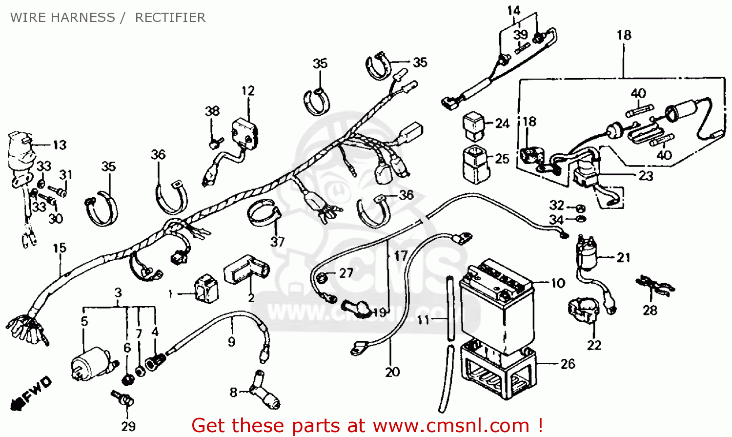 1984 honda big red 200es wiring diagram