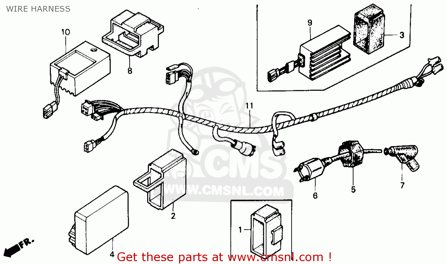 1984 honda trx 200 wiring diagram