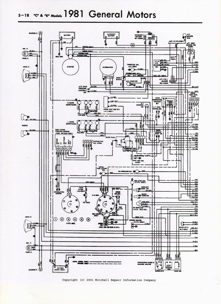 1985 Chevy C10 Wiring Diagram