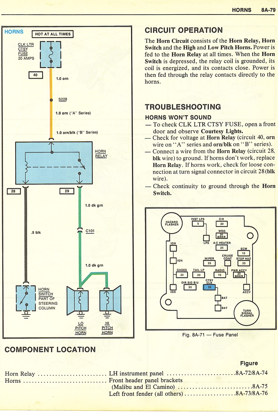 1985 el camino hei wiring diagram