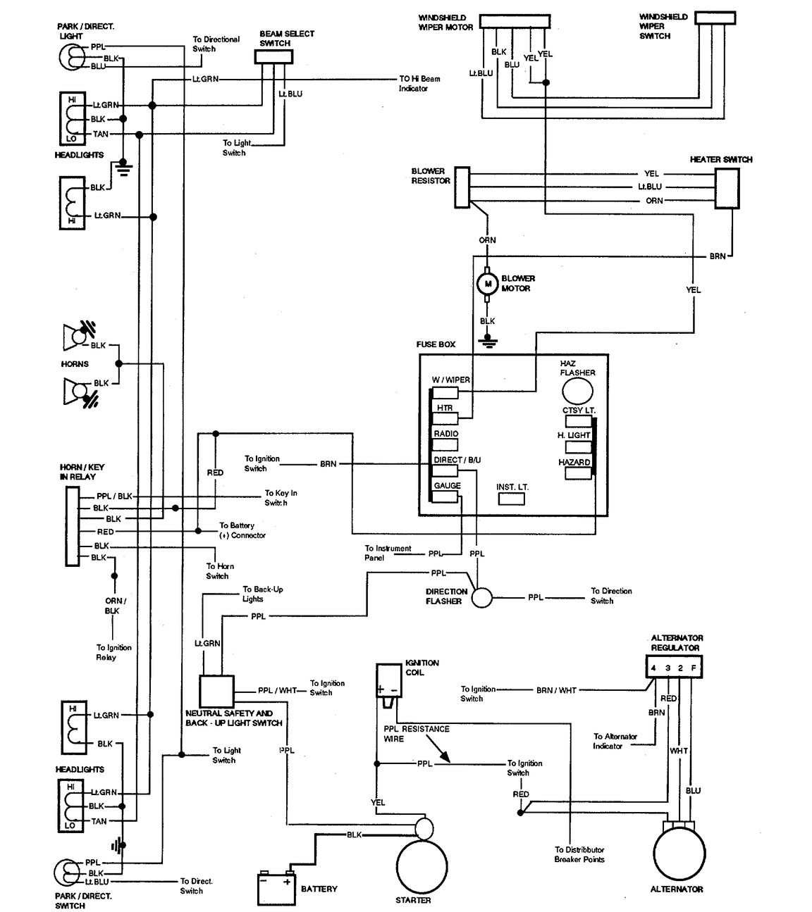 1985 el camino hei wiring diagram