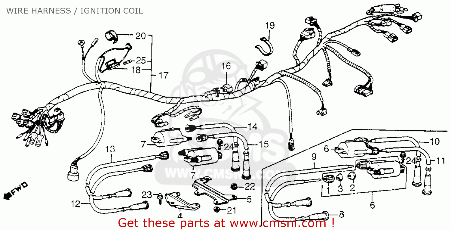 1985 honda cmx250c ignition switch wiring diagram