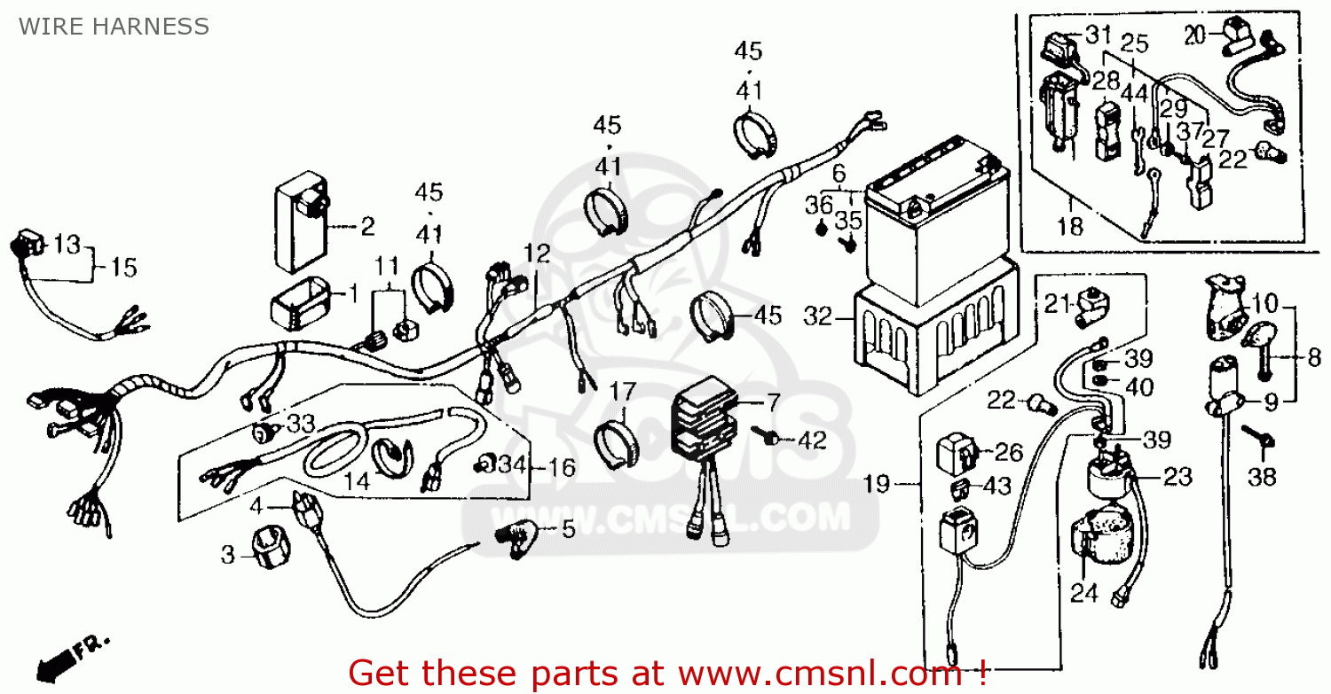 1985 honda cmx250c ignition switch wiring diagram