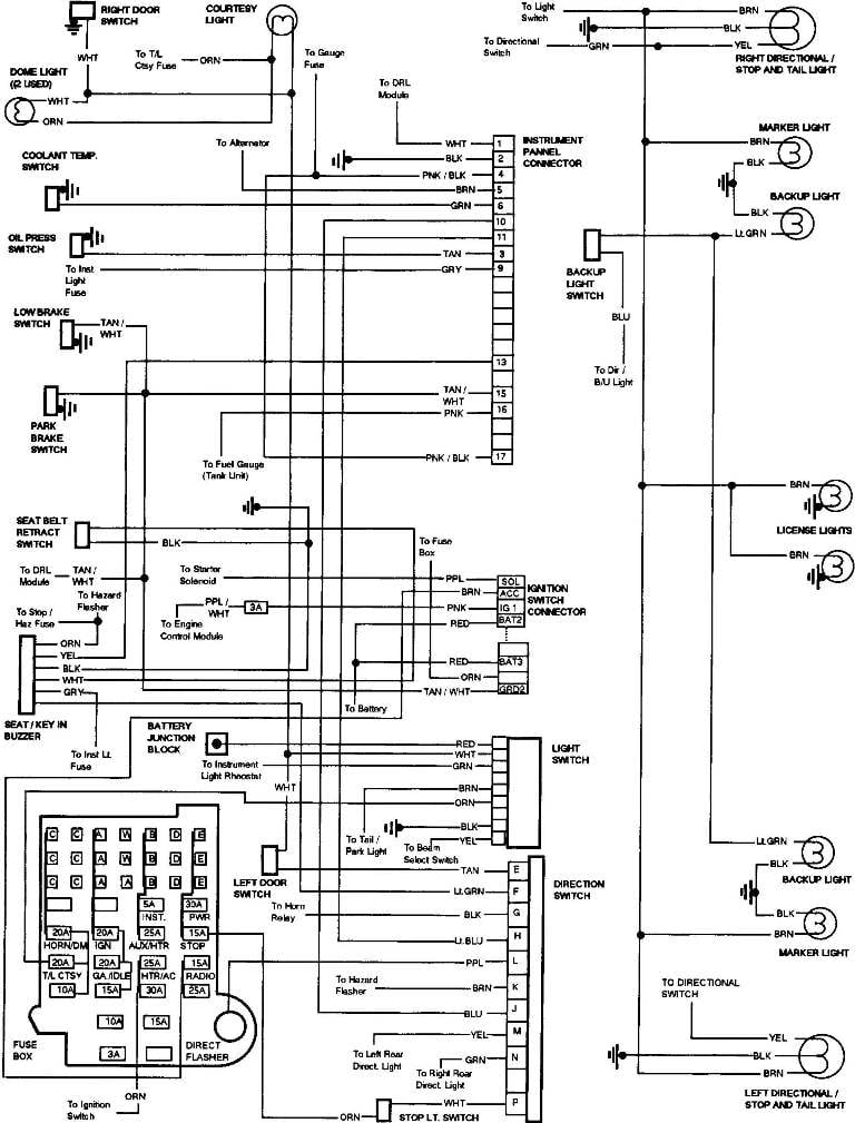 1985 P30 Step Van Turn Signal Wiring Diagram