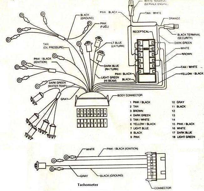 1986 buick regal guages wiring diagram