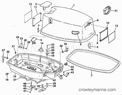 1986 evinrude 28 model e28eldc wiring diagram