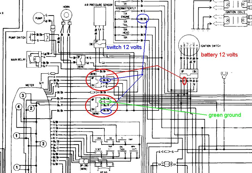 1986 Honda Gl1200 Aspencade Goldwing Wiring Diagram