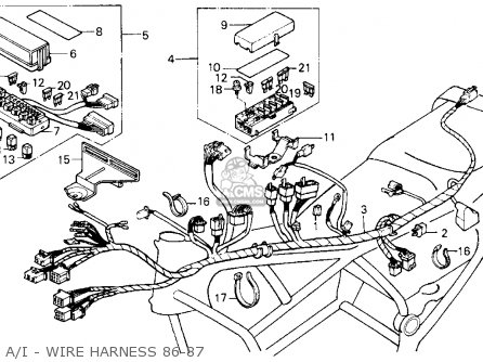 1986 honda gl1200 aspencade goldwing wiring diagram