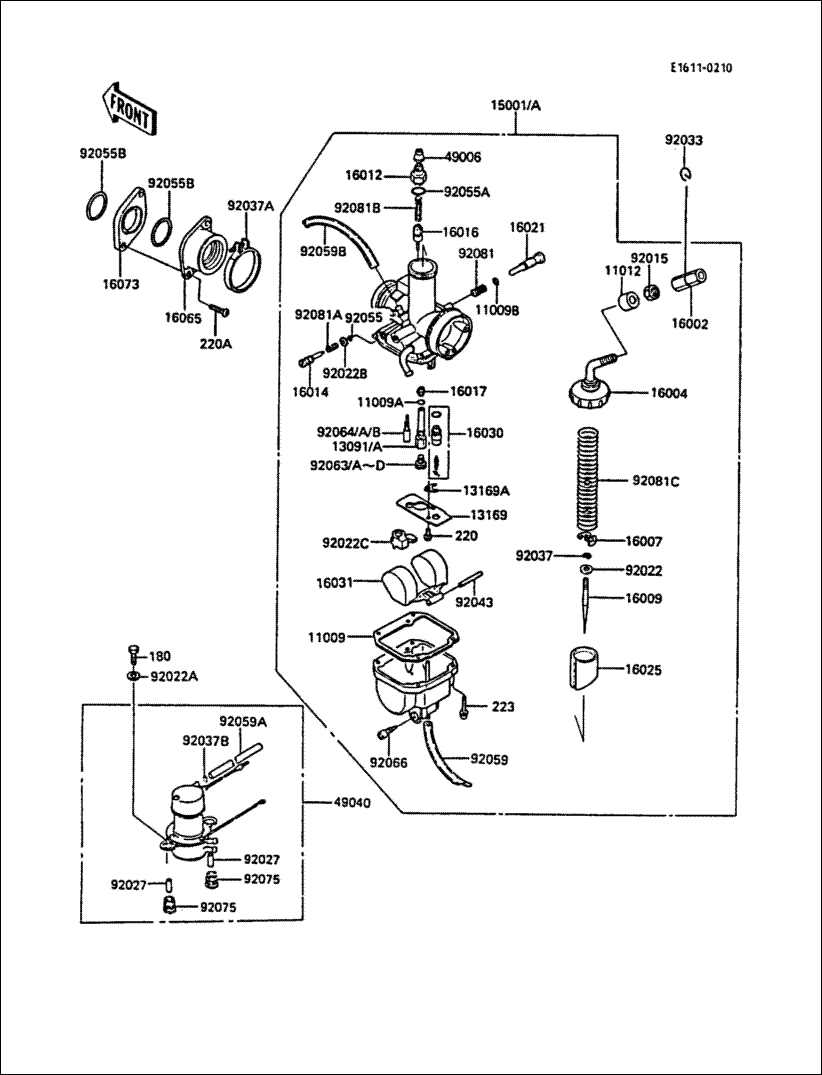 1986 Kawasaki Bayou 185 Wiring Diagram