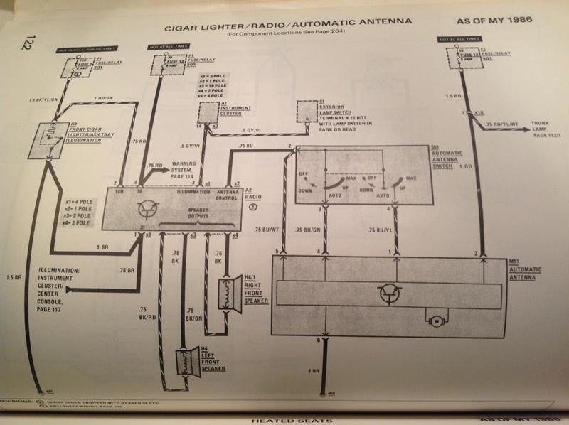 1986 mercedes 560sl wiring diagram