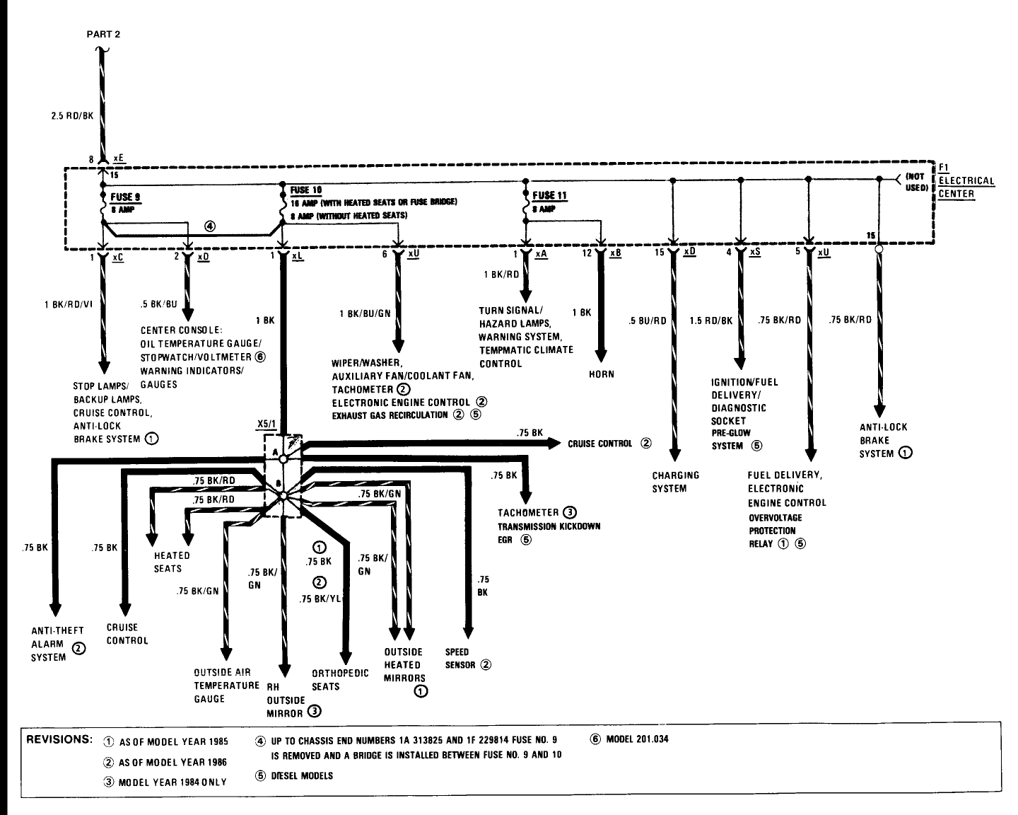1986 mercedes 560sl wiring diagram