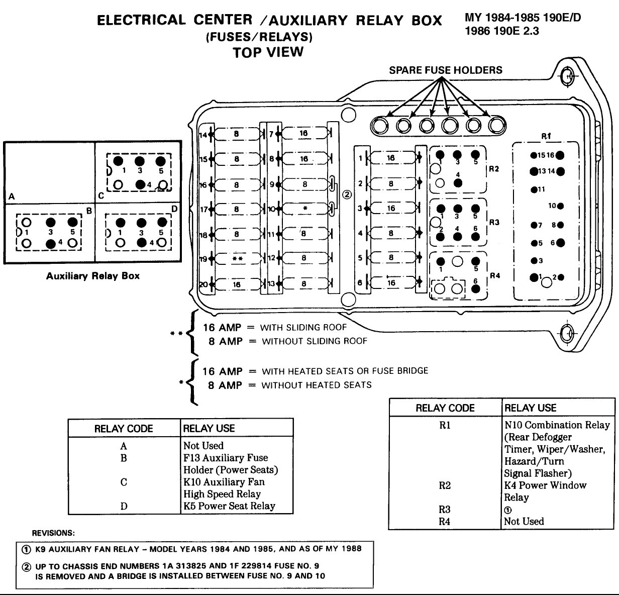 1986 mercedes 560sl wiring diagram