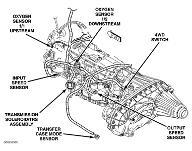 1988 dakota 4x4 v6 oxygen sensor wiring diagram