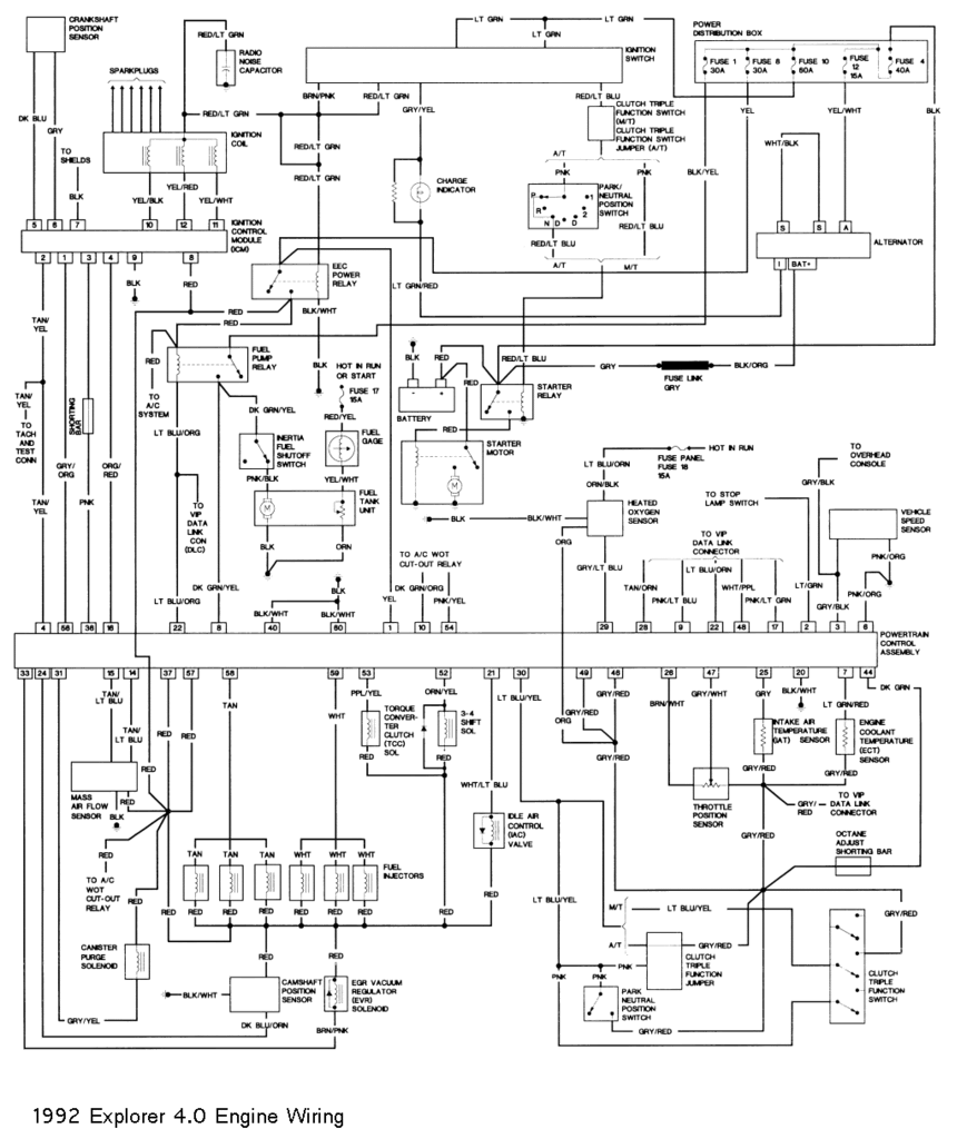 1988 ford ranger 2.9v6 oxygen sensor connector wiring diagram