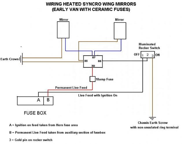 1989 560sl mirror switch wiring diagram