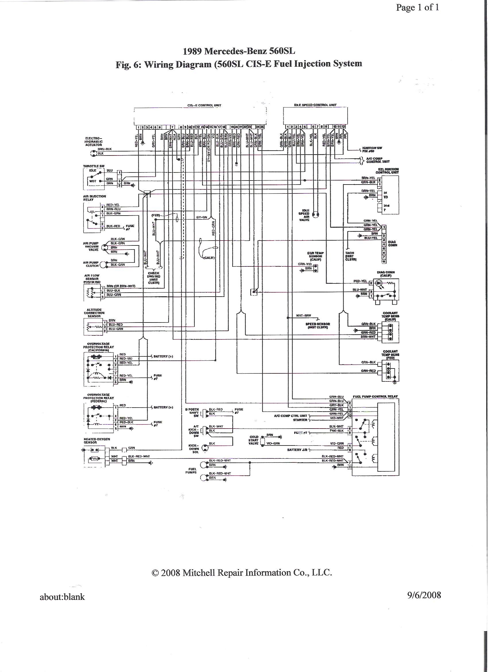 1989 560sl power mirror switch wiring diagram