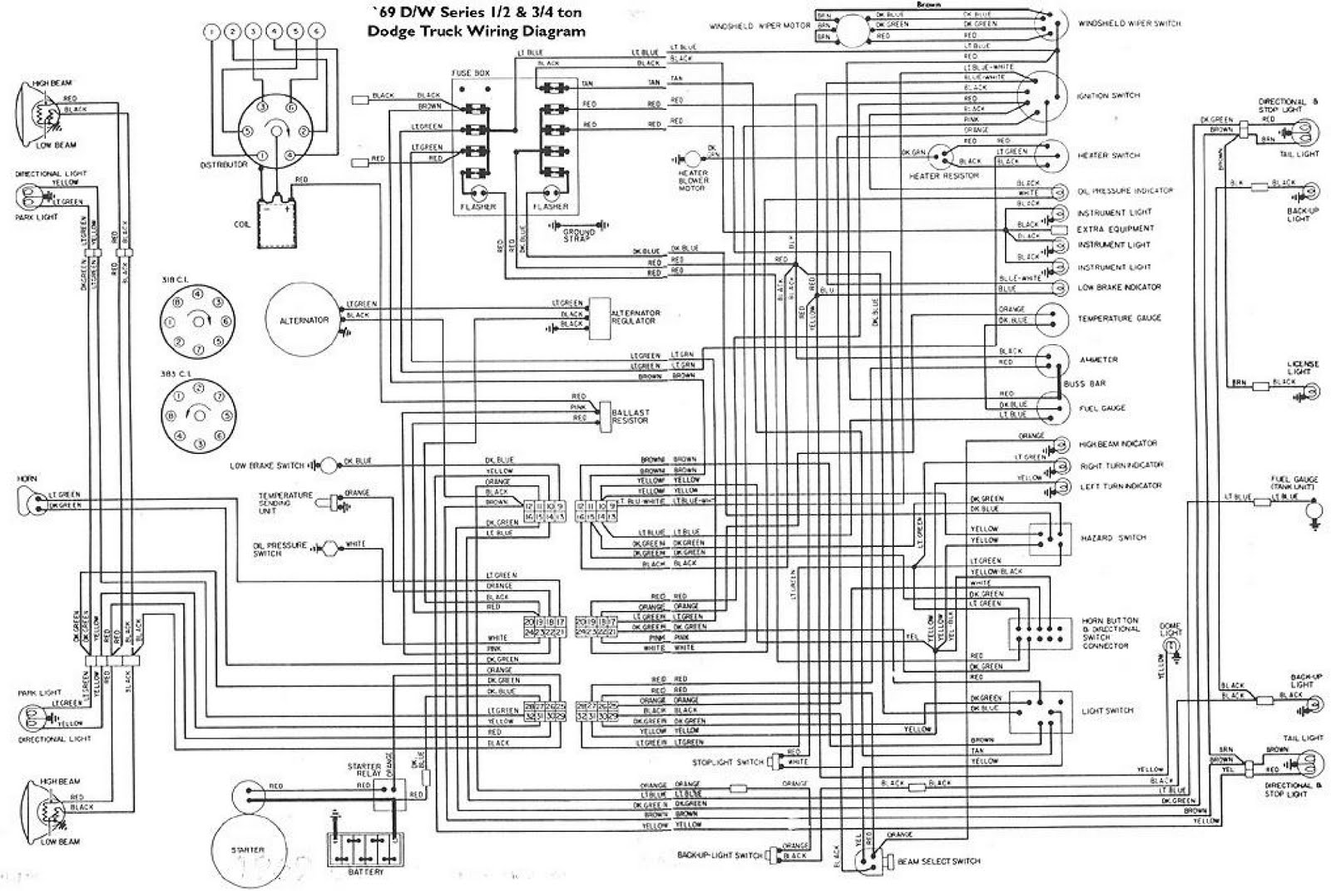 1989 dodge w150 wiring diagram