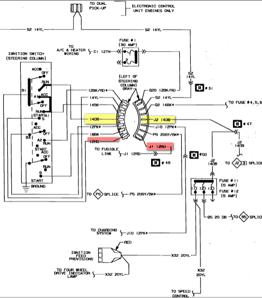 1989 dodge w150 wiring diagram