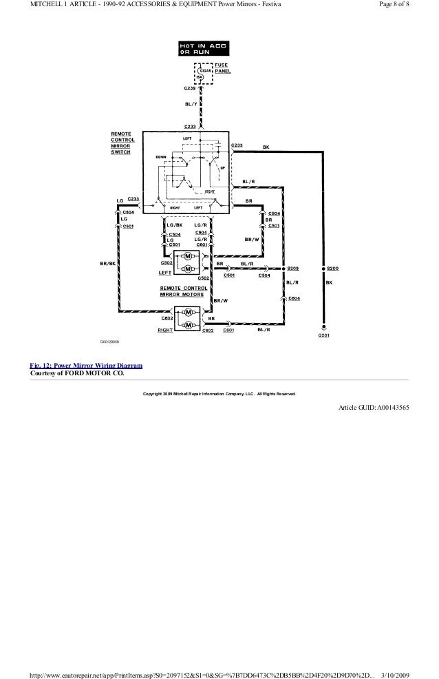 1989 ford festiva coil and distributor wiring diagram