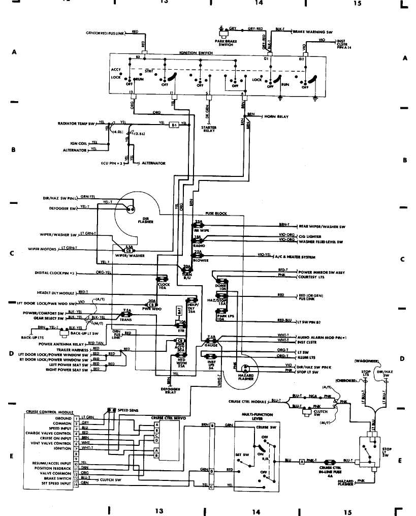 1989 Jeep Wrangler 4.2 Ecm Wiring Diagram