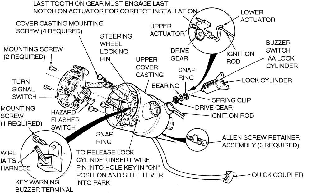 1989 k1500 steering column connector wiring diagram