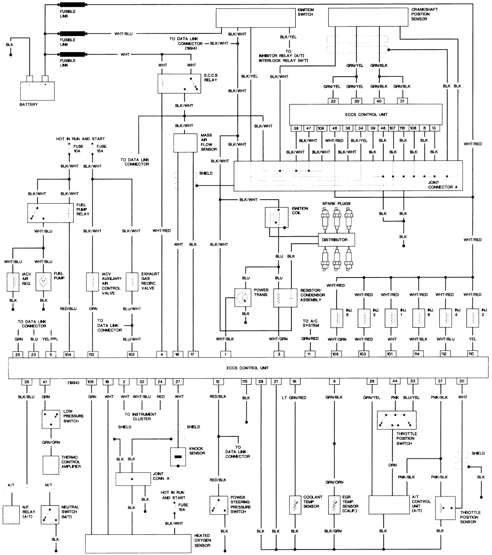 1989 nissan 240sx radio wiring diagram