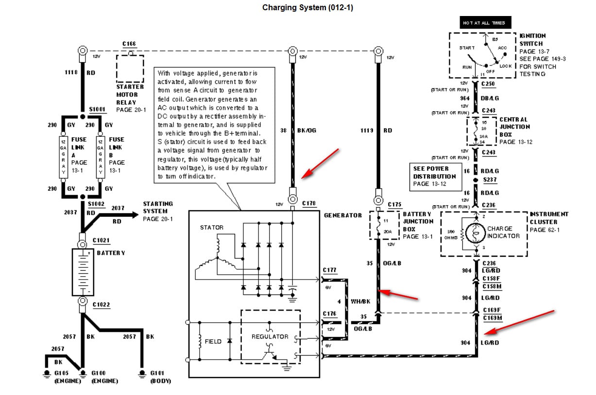 1991 F350 Ford External Voltage Regulator Wiring Diagram Wiring Diagram Pictures