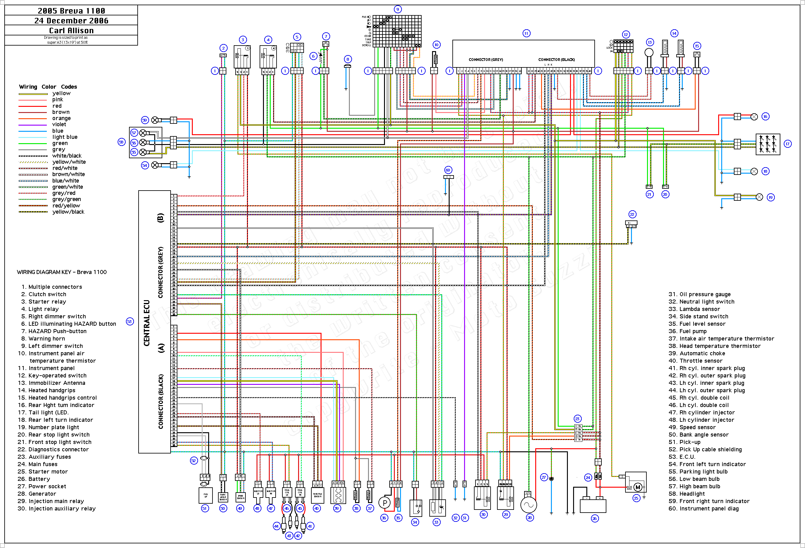 1991 honda cbr 600 f2 wiring diagram