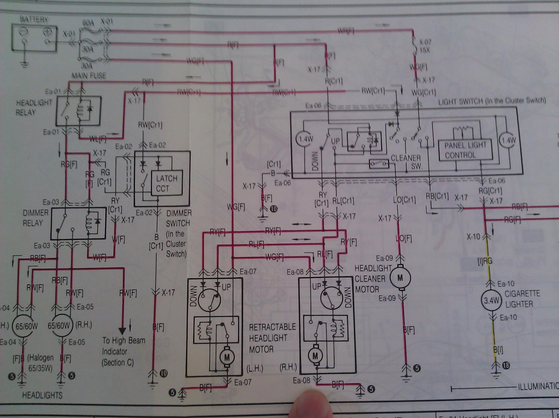 1991 rx7 convertible wiring diagram