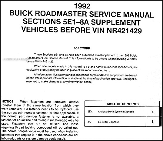 1992 buick roadmaster a c wiring diagram
