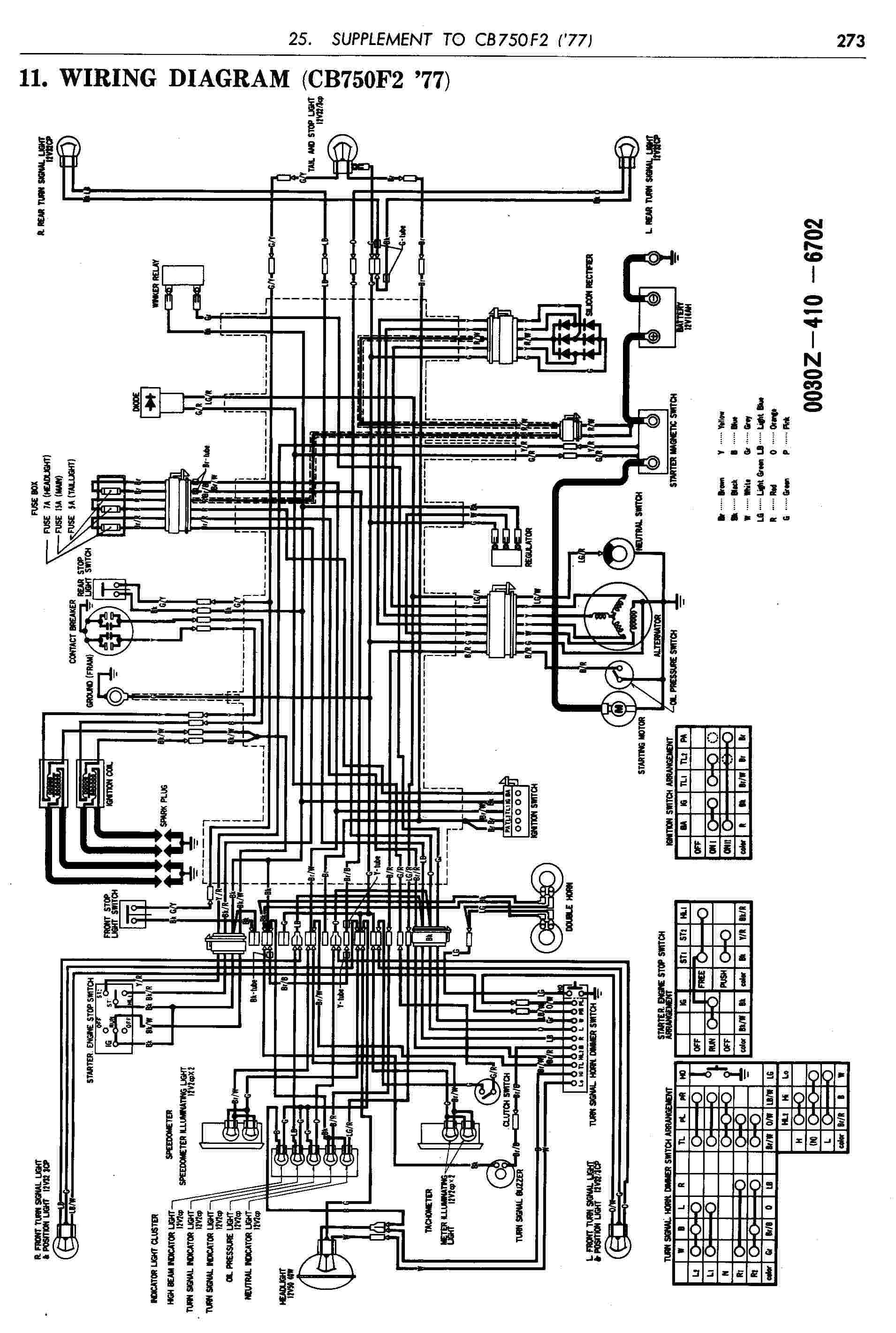 1992 honda cb750 dohc wiring diagram