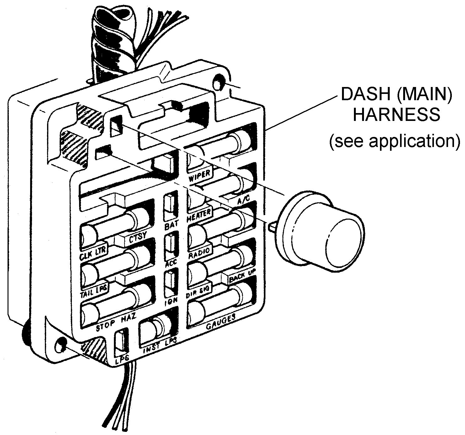 1993-1996 corvette console wiring diagram