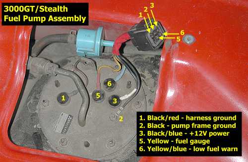 1993 dodge stealth rt fuel system wiring diagram