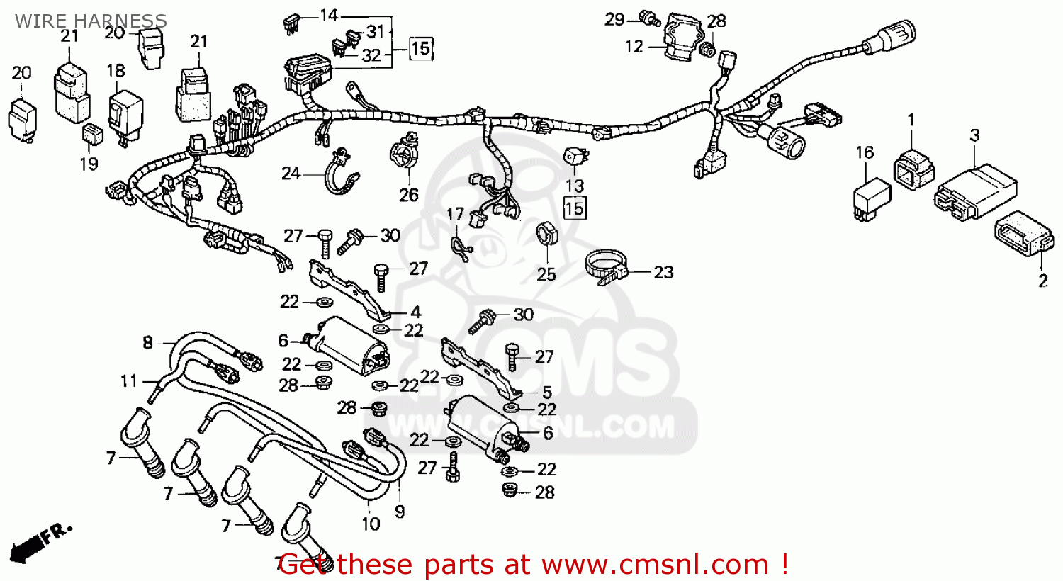 1993 honda cbr 900 rr fireblade wiring diagram