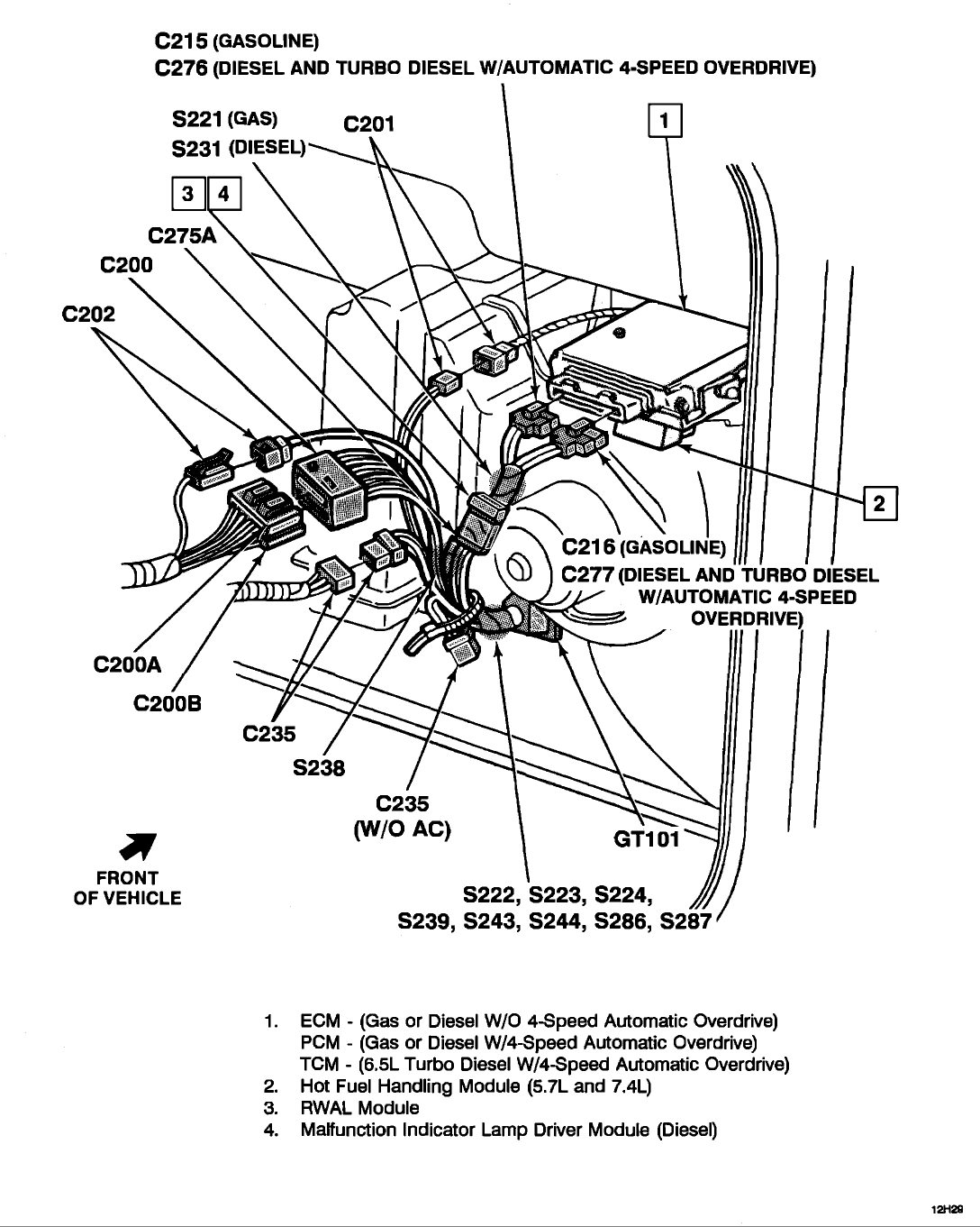 1993 Silverado Wiring Diagram