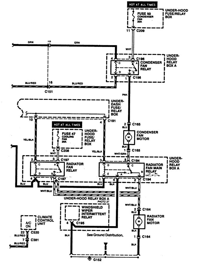 1994 E350 Electric Radiator Fan Wiring Diagram